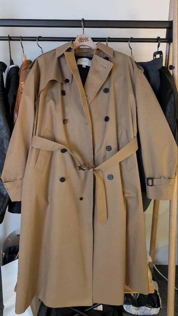 値下【サイズ3】HYKEハイク2wayトレンチコート(着脱可能な起毛ライナー付)