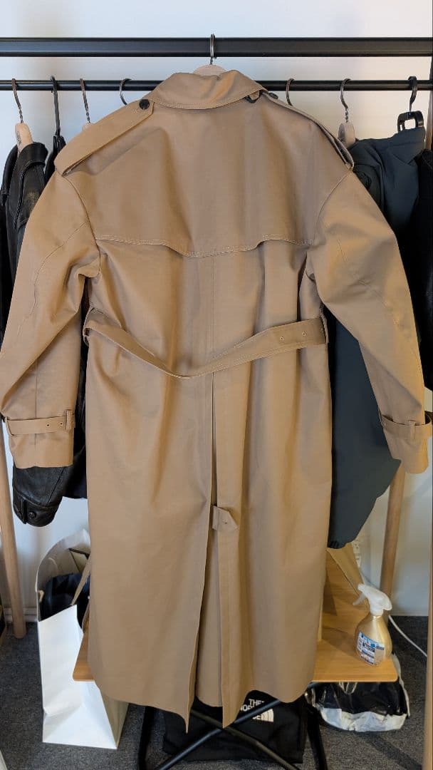 値下【サイズ3】HYKEハイク2wayトレンチコート(着脱可能な起毛ライナー付)