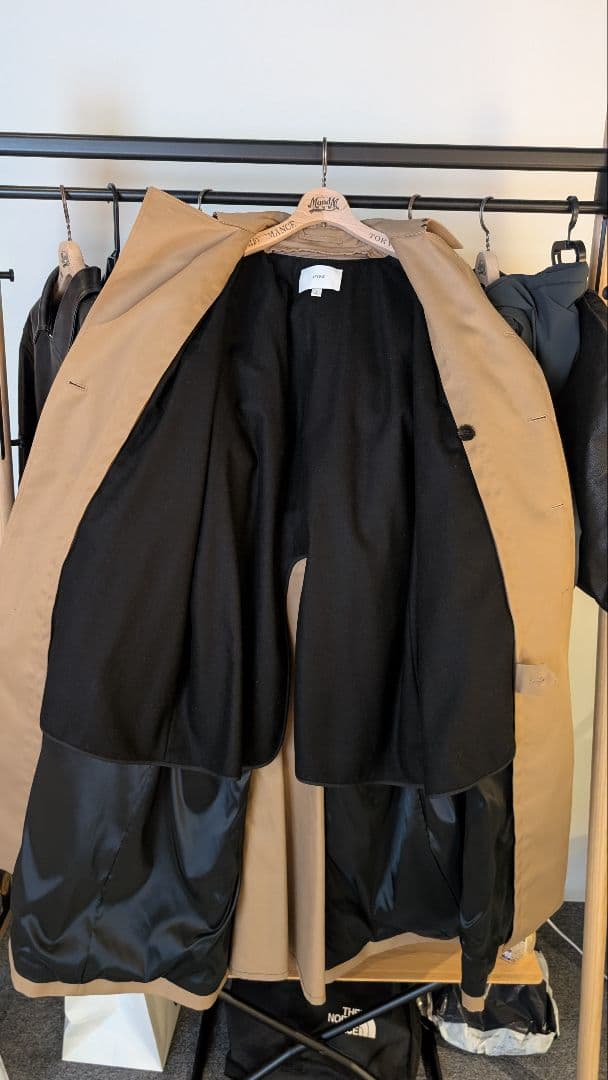 値下【サイズ3】HYKEハイク2wayトレンチコート(着脱可能な起毛ライナー付)