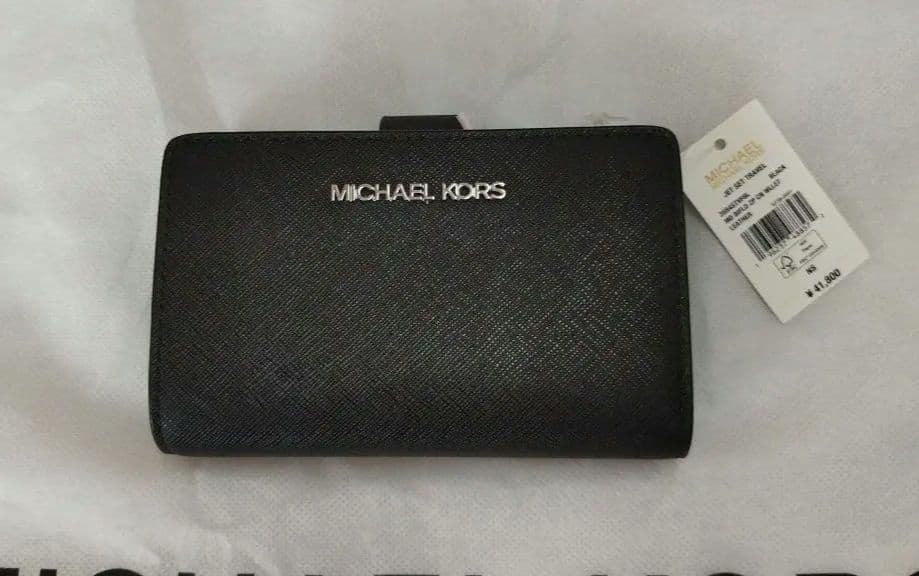 MICHAEL KORS ブラック 二つ折り財布