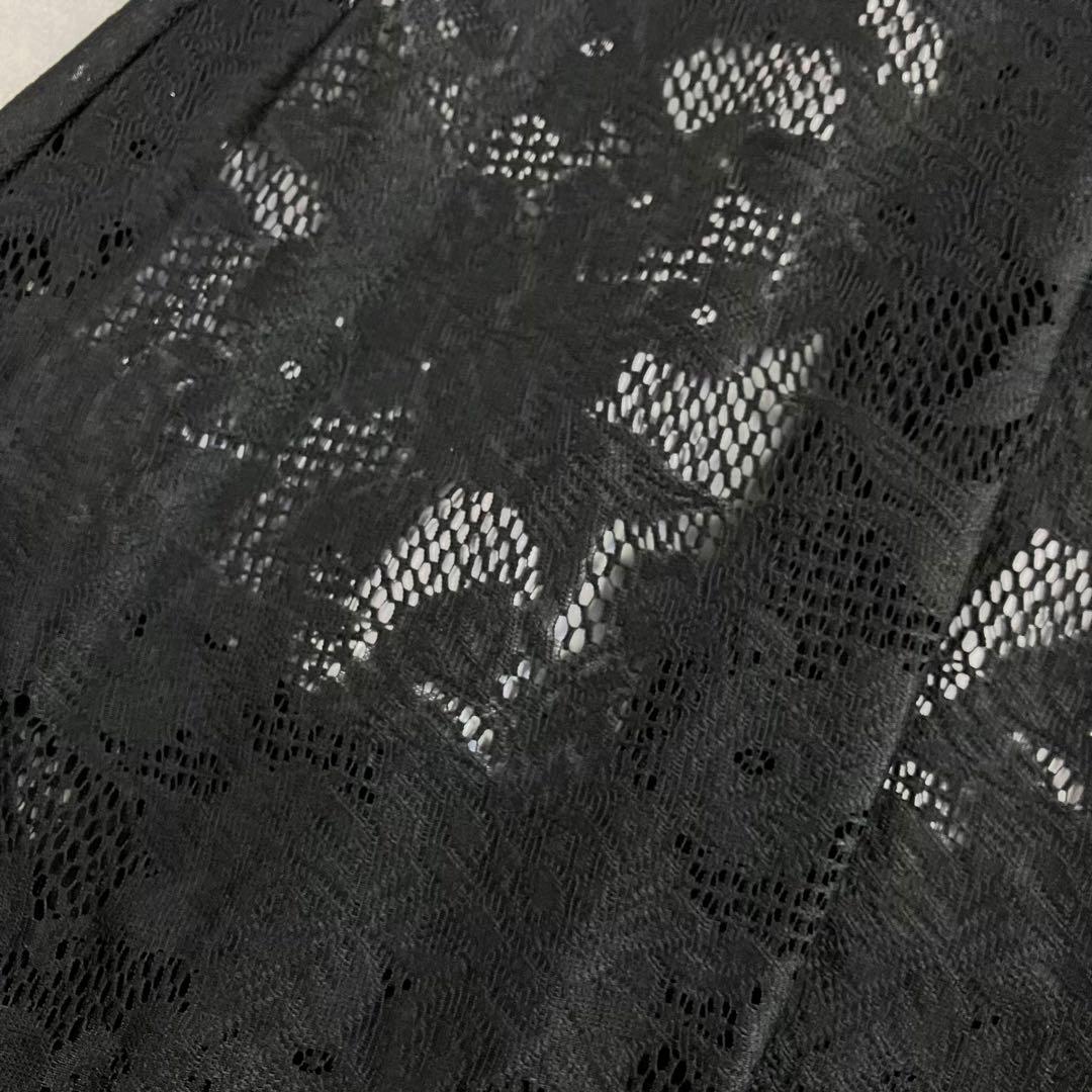 niana アシンメトリーレース切替ロングドレス 結婚式 お呼ばれ パーティ