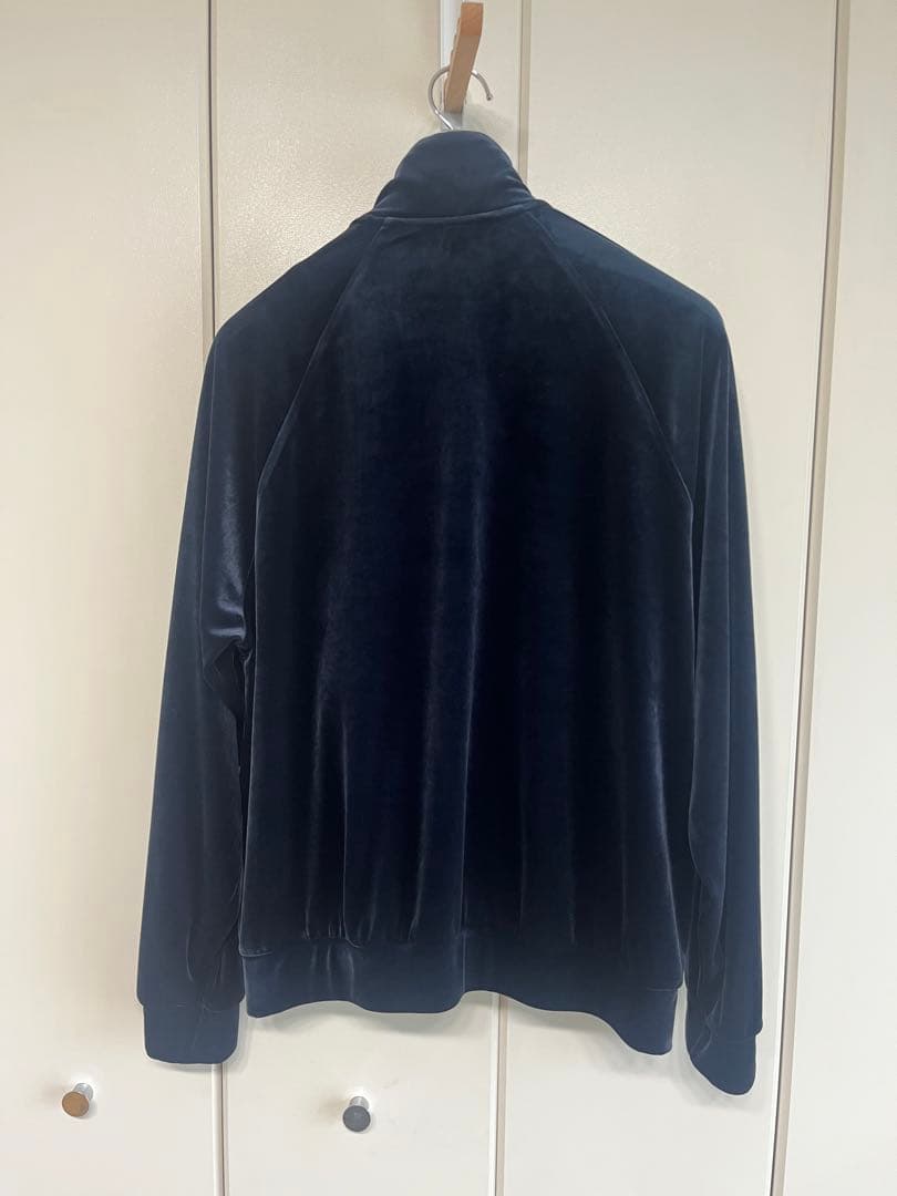 adam et rope ルーズシルエット ベロア トラックジャケット