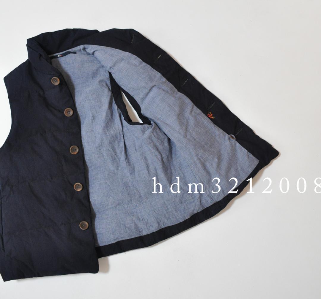 45R インディゴ ダウンベスト