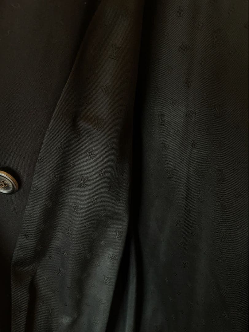 【LOUIS VUITTON】ルイ・ヴィトン　トレンチコート38 黒