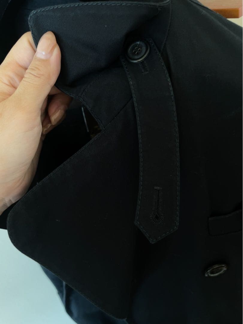 【LOUIS VUITTON】ルイ・ヴィトン　トレンチコート38 黒