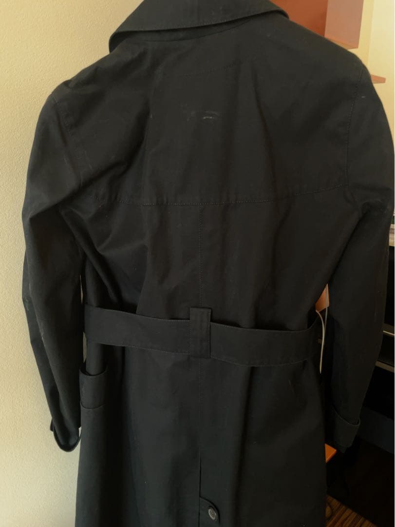 【LOUIS VUITTON】ルイ・ヴィトン　トレンチコート38 黒