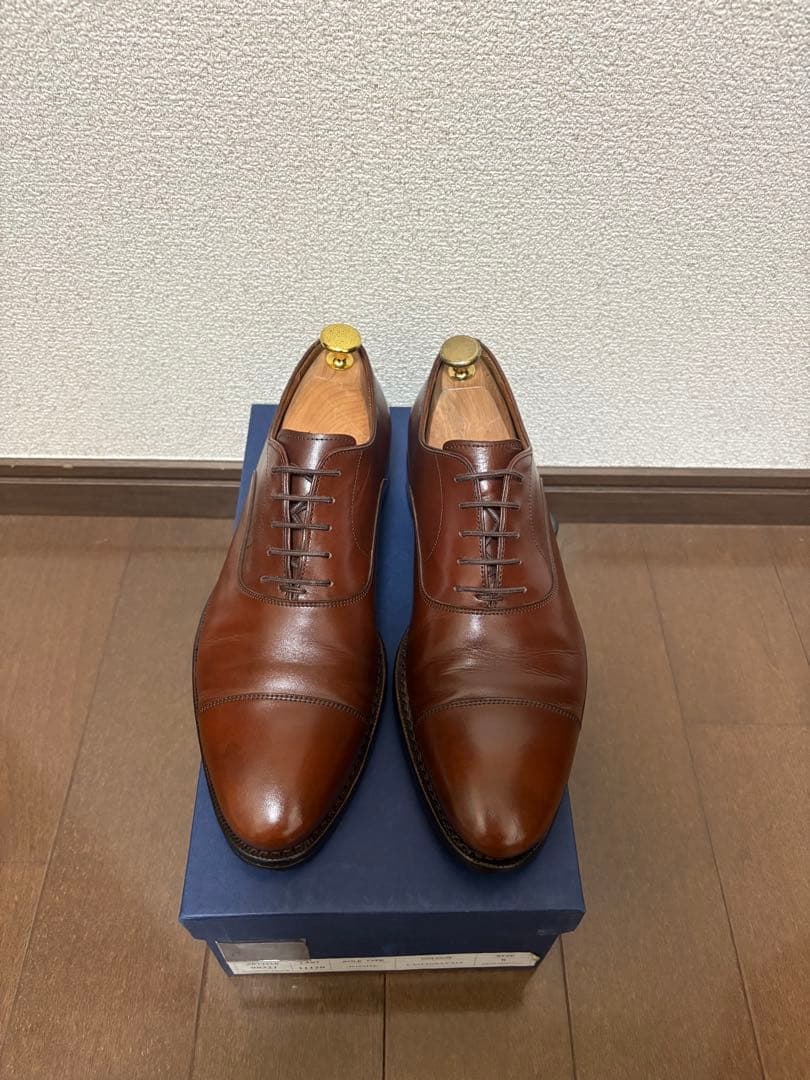 ジャランスリワヤ　ブラウン　6 シューツリー付　25.5cm