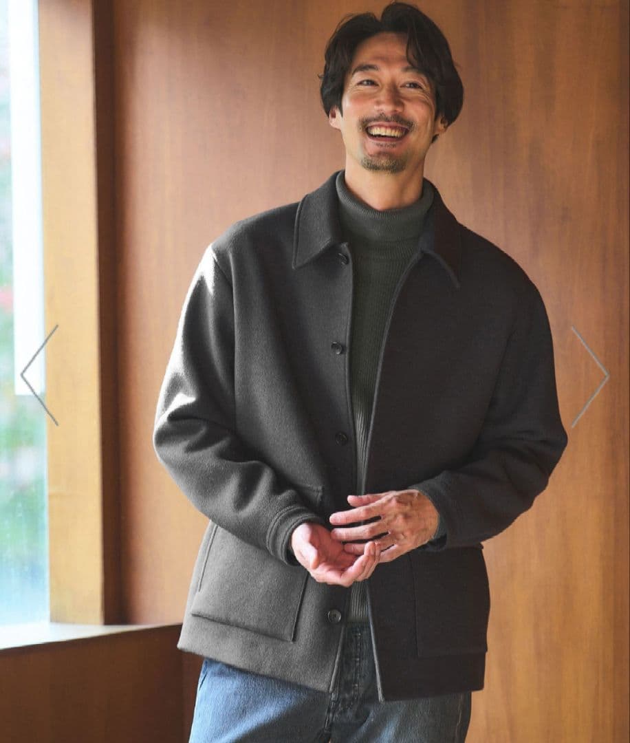 【美品】SENTDALE WOOL カバーオール　グリーンレーベル　サイズL