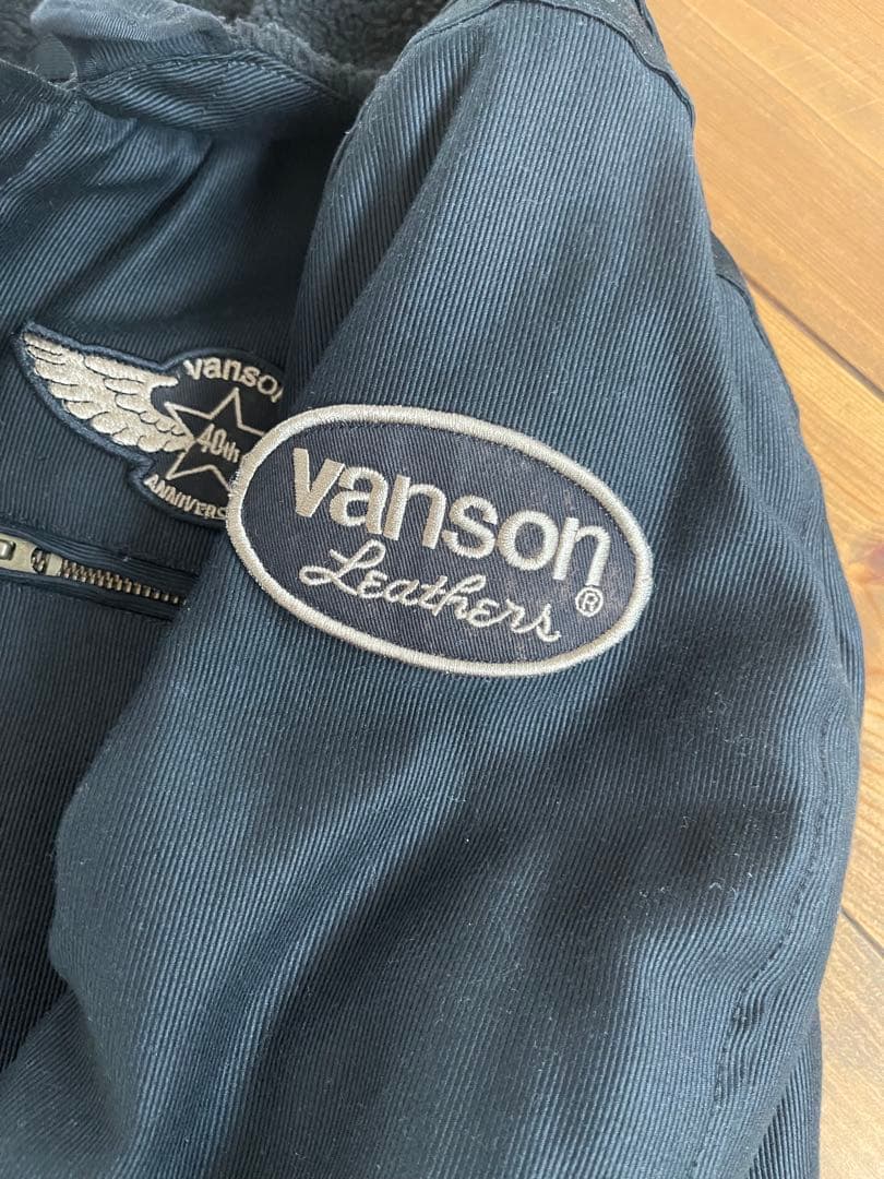 VANSON バンソン　40周年　デッキジャケット　裏ボア