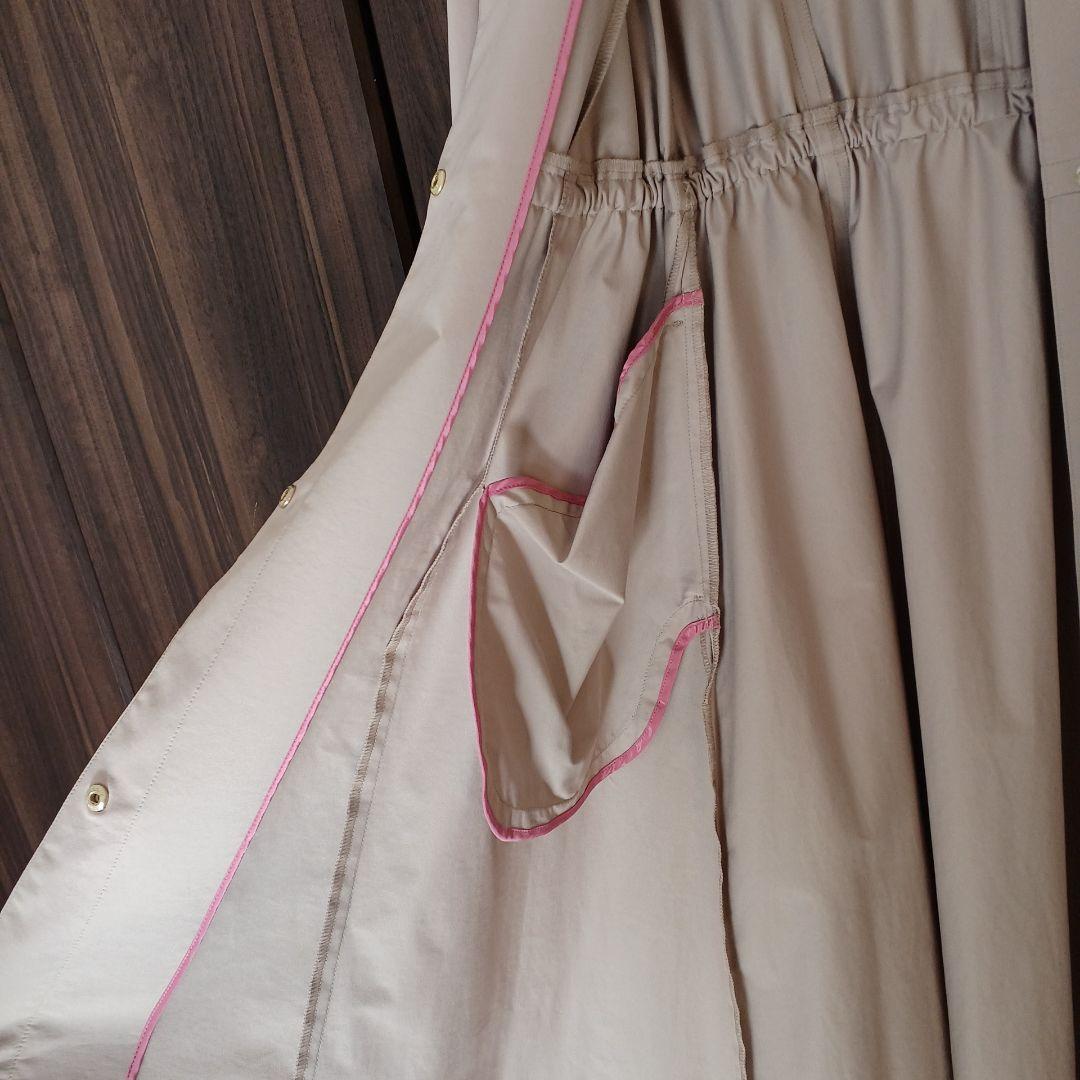 TOCCA TORCH 洗える　ノーカラー スプリングコート 　サイズ4