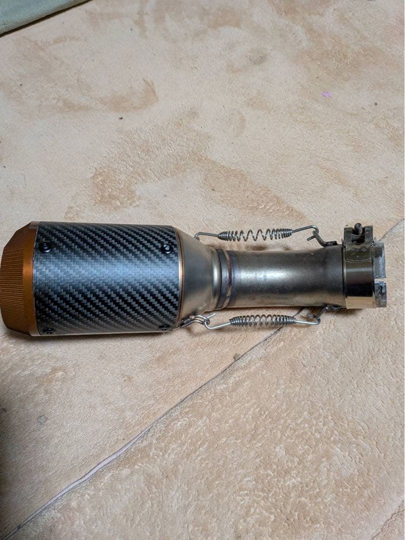 zx25r 4rr用 マフラー 中間パイプ付き