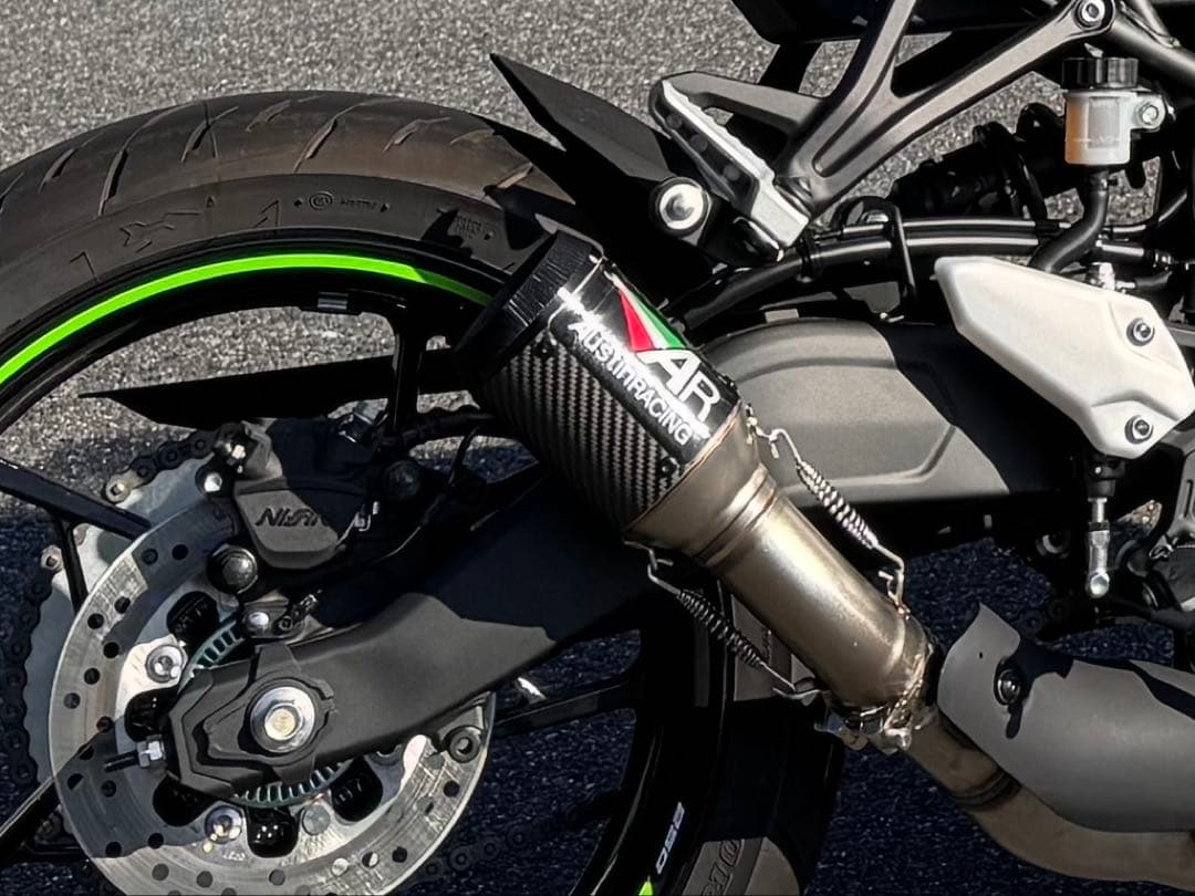 zx25r 4rr用 マフラー 中間パイプ付き