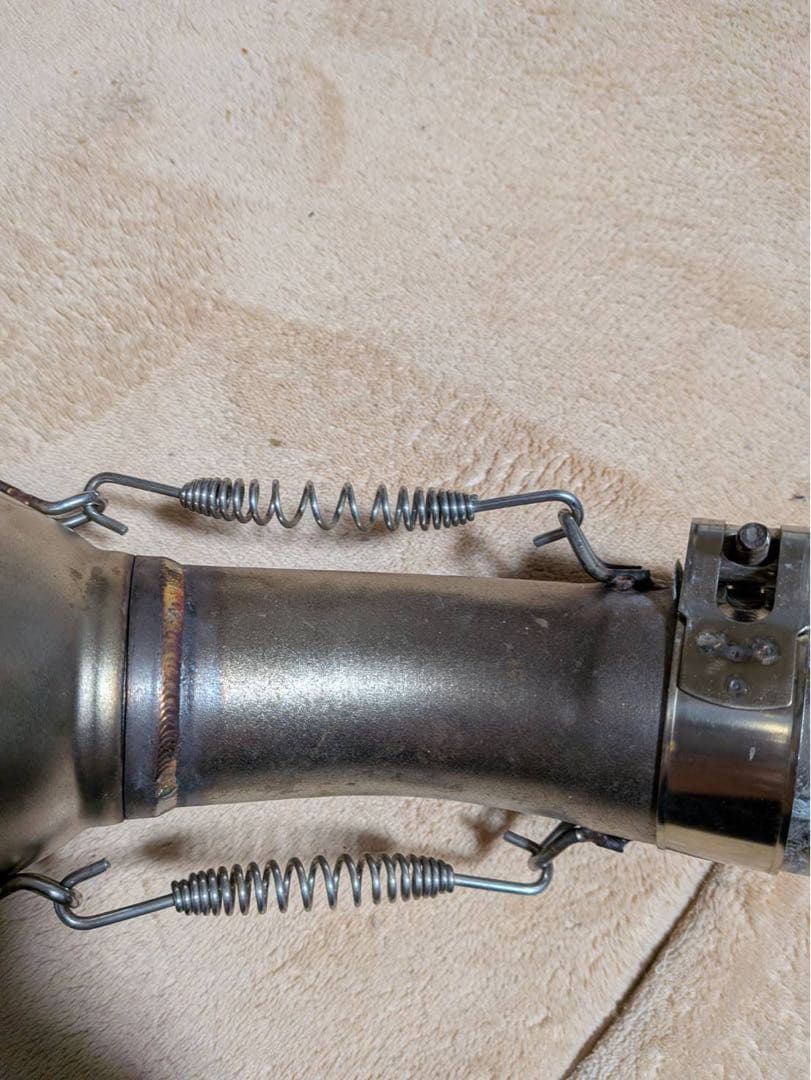 zx25r 4rr用 マフラー 中間パイプ付き