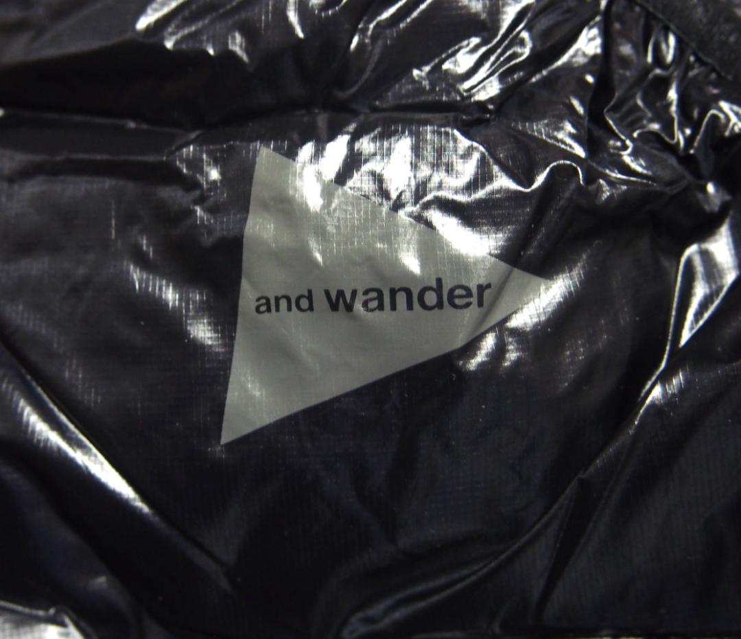 23FW and wander アンドワンダー ダウンベスト サイズWM