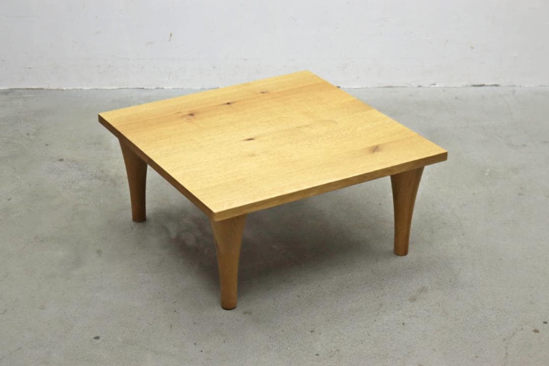 飛騨産業 キツツキ 森のことば ホワイト オーク無垢材 正方形 センターテーブル