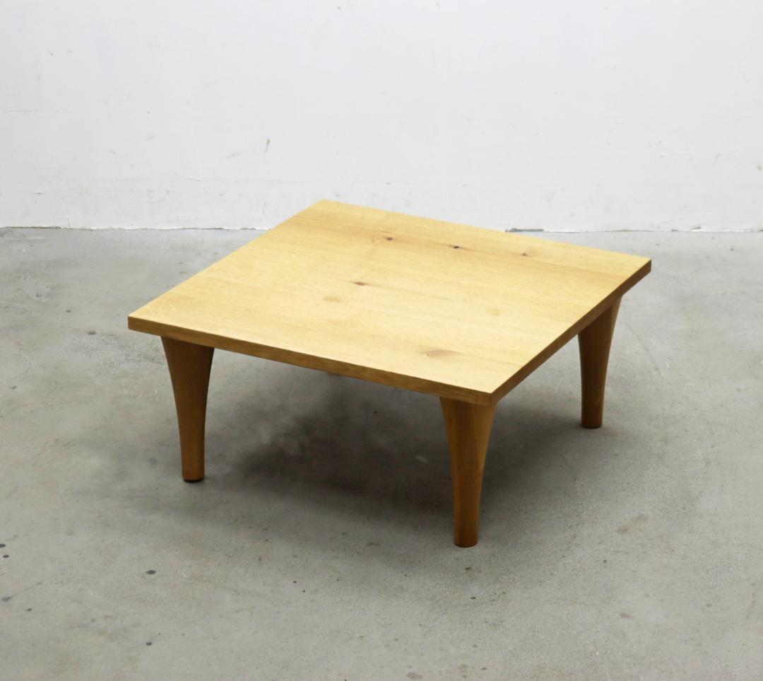 飛騨産業 キツツキ 森のことば ホワイト オーク無垢材 正方形 センターテーブル