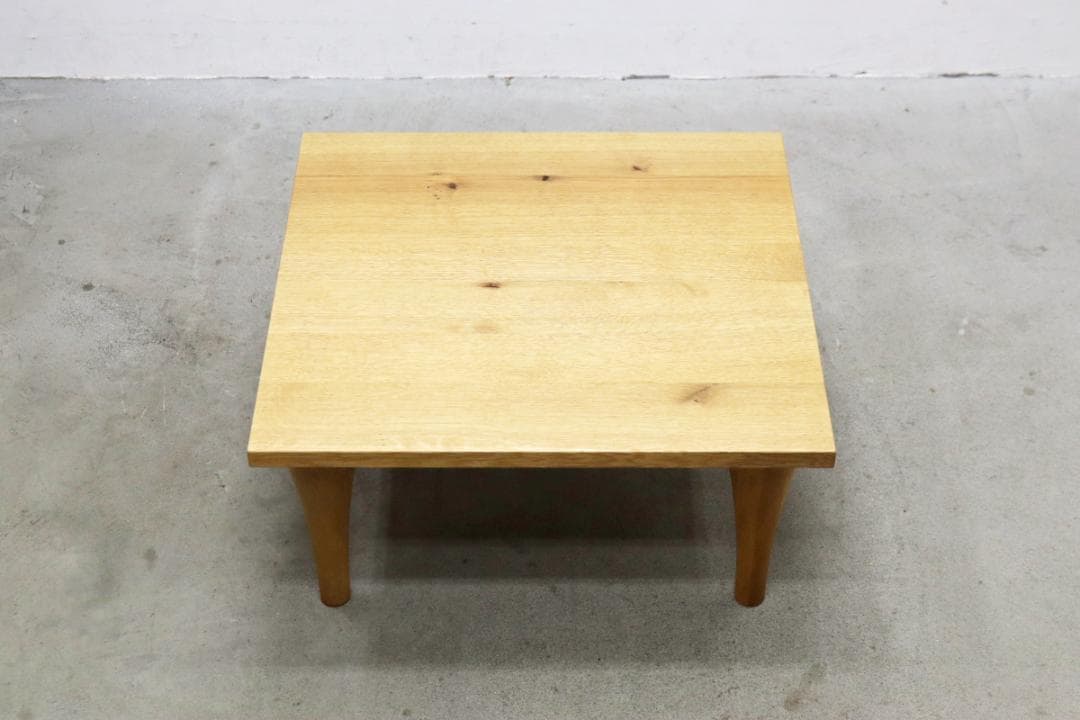 飛騨産業 キツツキ 森のことば ホワイト オーク無垢材 正方形 センターテーブル