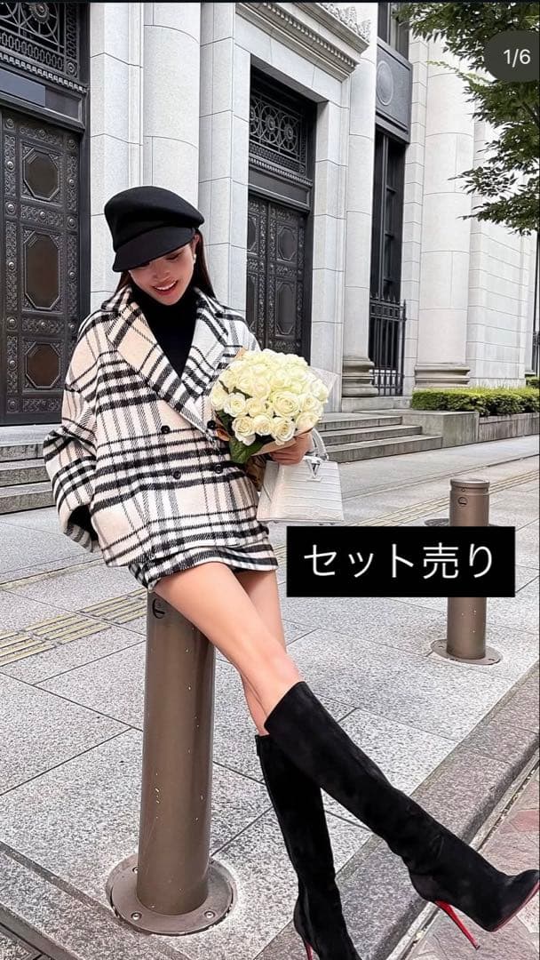 週末値下げ！sheller シェリエ　ジャケット　スカート　セット売り