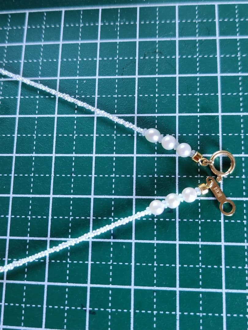 K18 各サイズの、アコヤ真珠と、あこや砂芥子パールの、オメガ風ネックレス