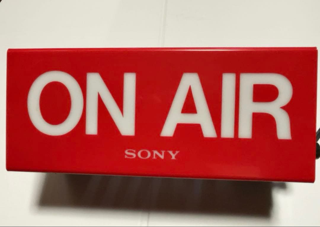 【希少・非売品】SONY ON AIR 照明　ビンテージ
