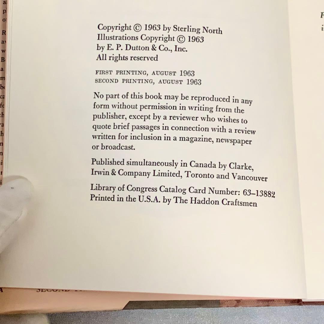 はるかなるわがラスカル 原書 RASCAL 1963年 英語版 初期刷 洋書