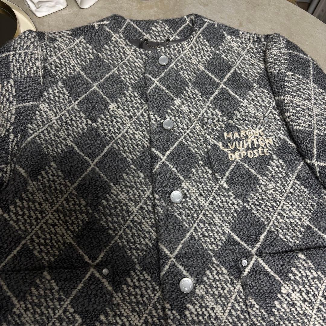 未使用　ルイヴィトン　シックカラーレス ウールジャケット　ツイード　97.6万円