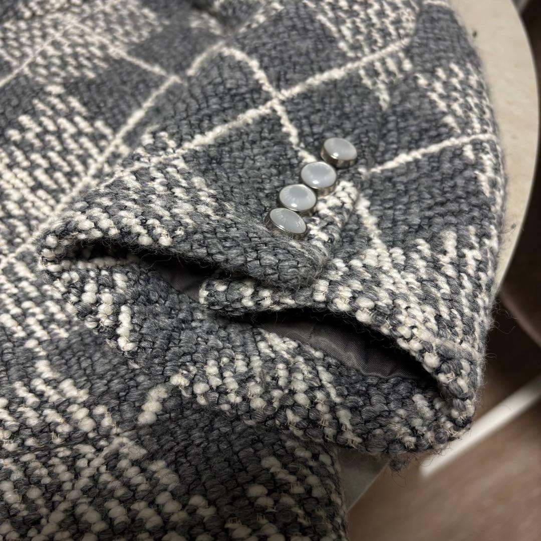 未使用　ルイヴィトン　シックカラーレス ウールジャケット　ツイード　97.6万円