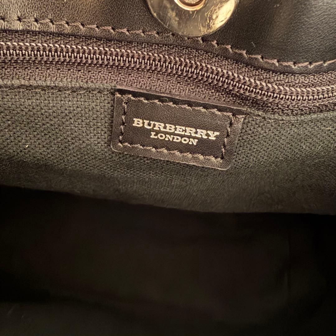 Burberry バーバリーロンドン トートバッグ ノバチェック PVC