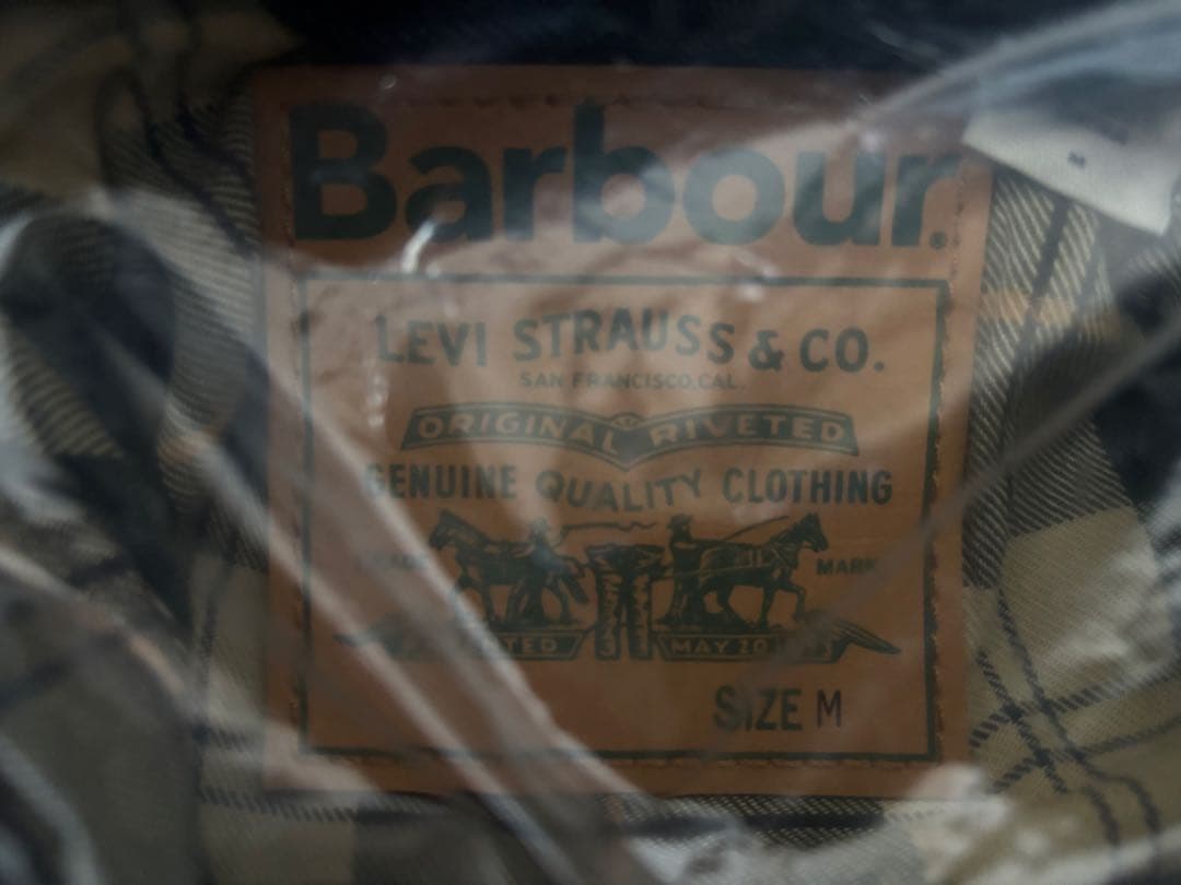 限定コラボ LEVI'S x Barbour Bedale デニムジャケット M