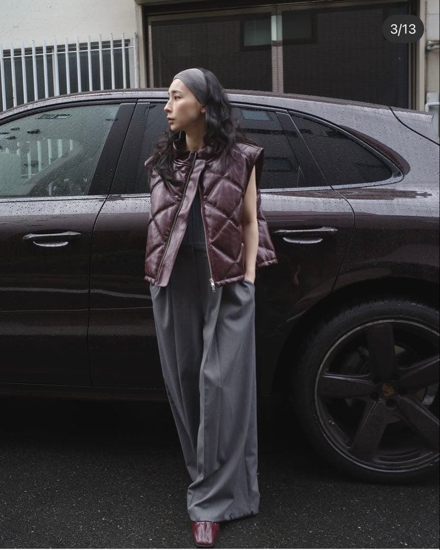 着用1回✨Ameri vintage✨QUILTING MINIVEST