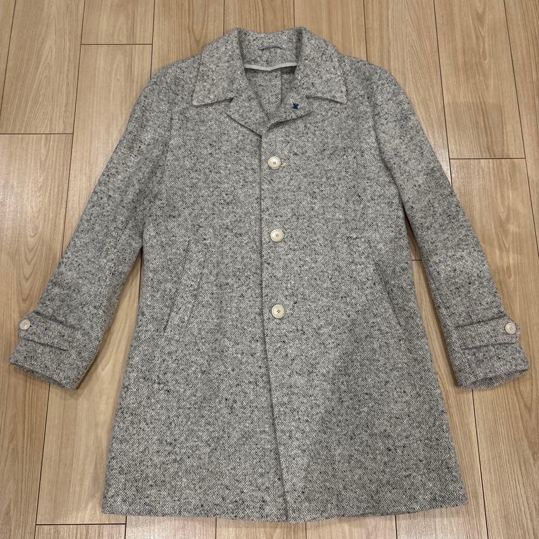 美品　エイドス　チェスターコート　サイズ48