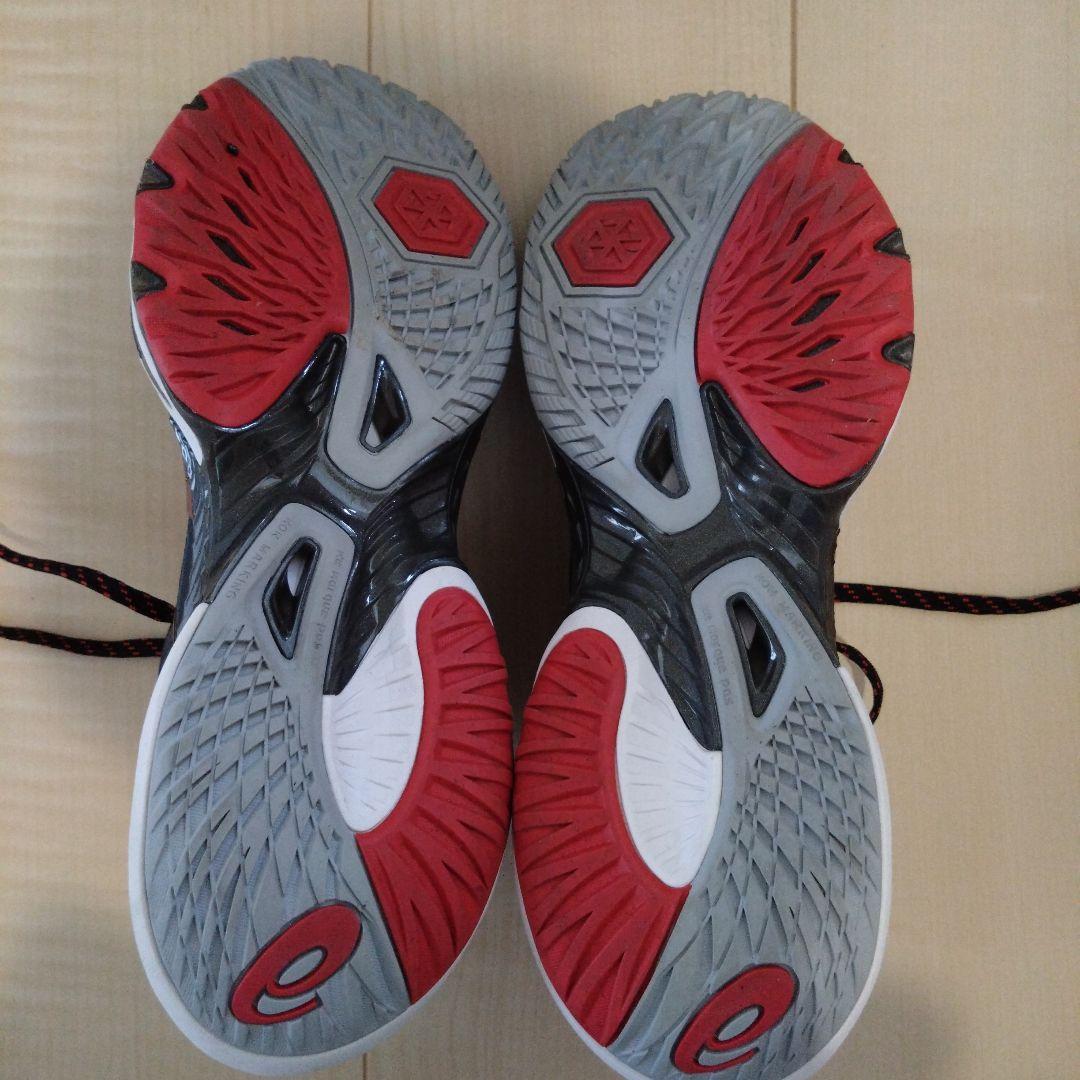 asics バレーボールシューズ RISE ブラック/レッド