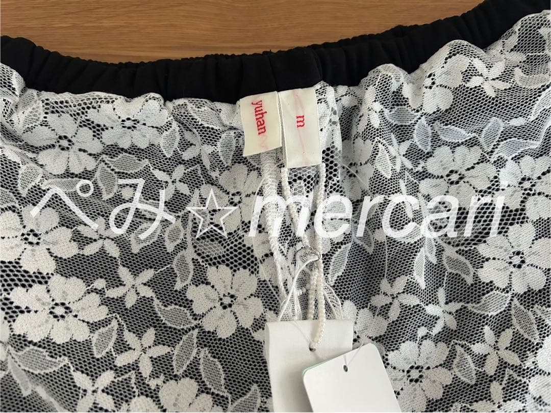 タグ付き　試着のみ　エディットフォールル　ユハンワン　レース　ショートパンツ