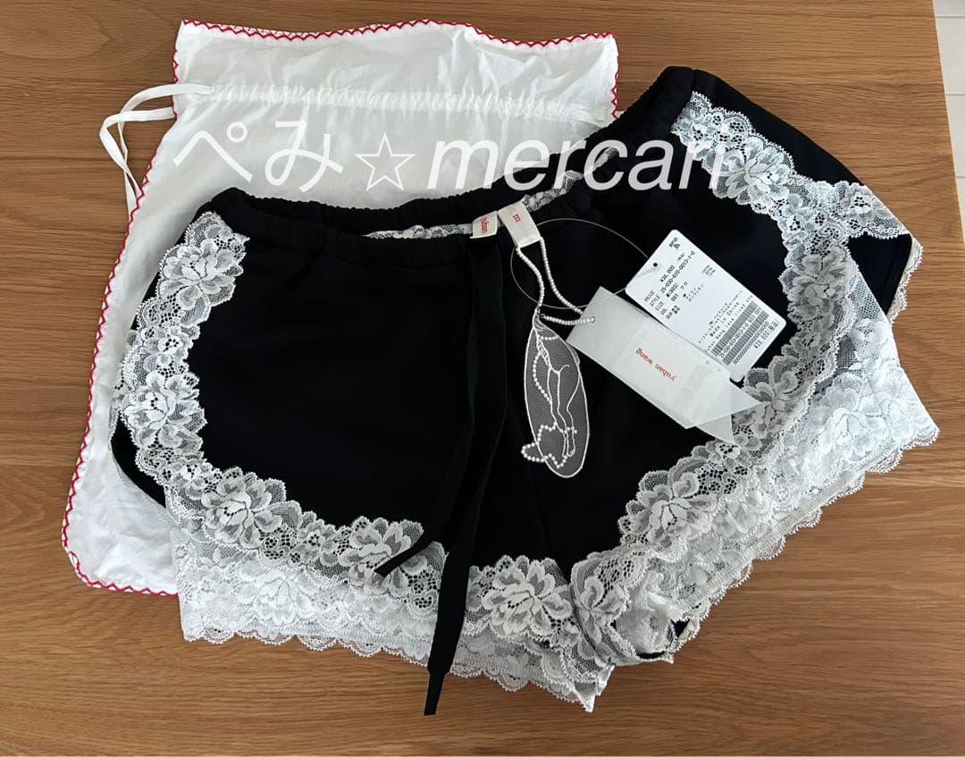 タグ付き　試着のみ　エディットフォールル　ユハンワン　レース　ショートパンツ