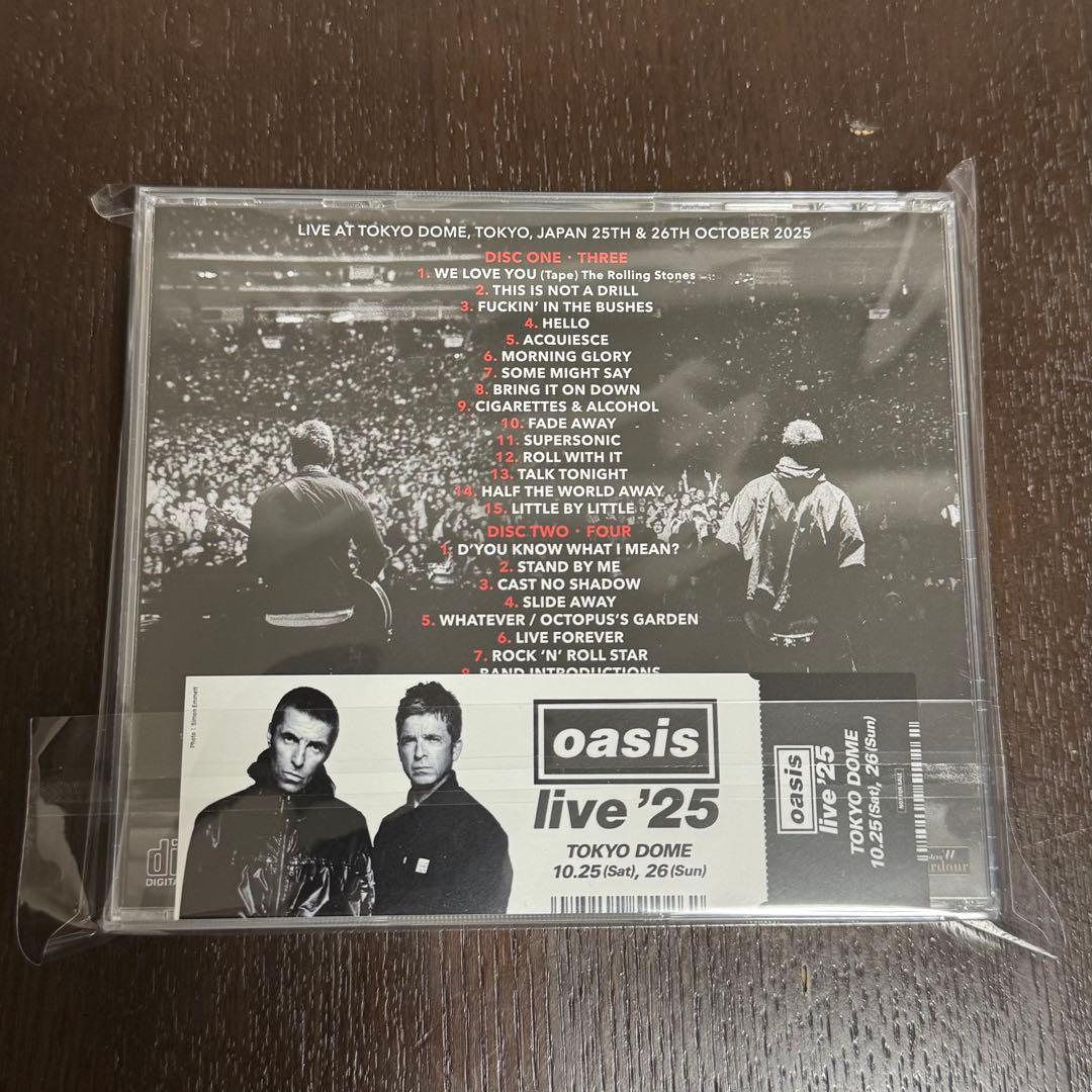 新品 特典付 OASIS DEFINITIVE TOKYO DOME 2025