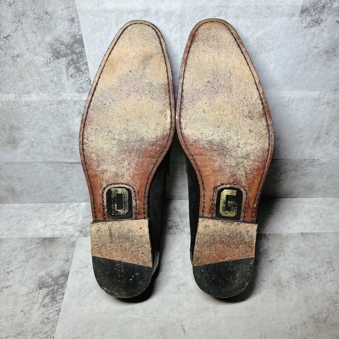 美品 ドルチェ&ガッバーナ ローファー 8 DG バックル ブラック