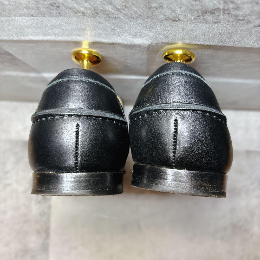 美品 ドルチェ&ガッバーナ ローファー 8 DG バックル ブラック