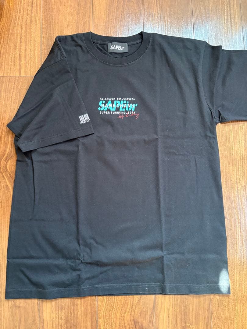 新品SAPEur サプール 浜ちゃんTシャツ 黒
