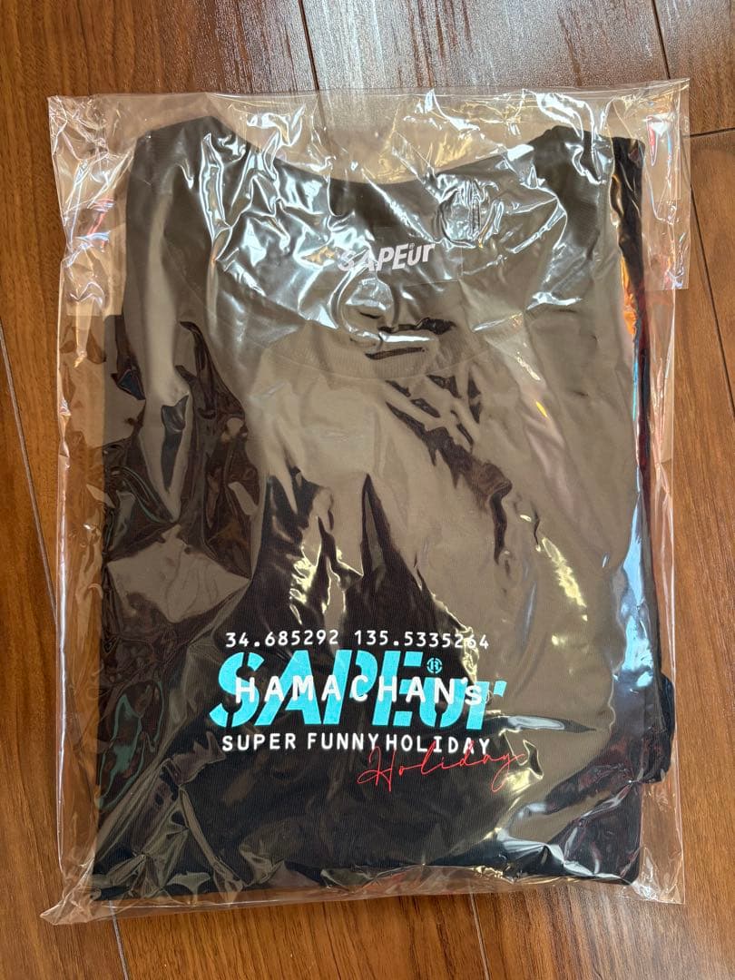 新品SAPEur サプール 浜ちゃんTシャツ 黒