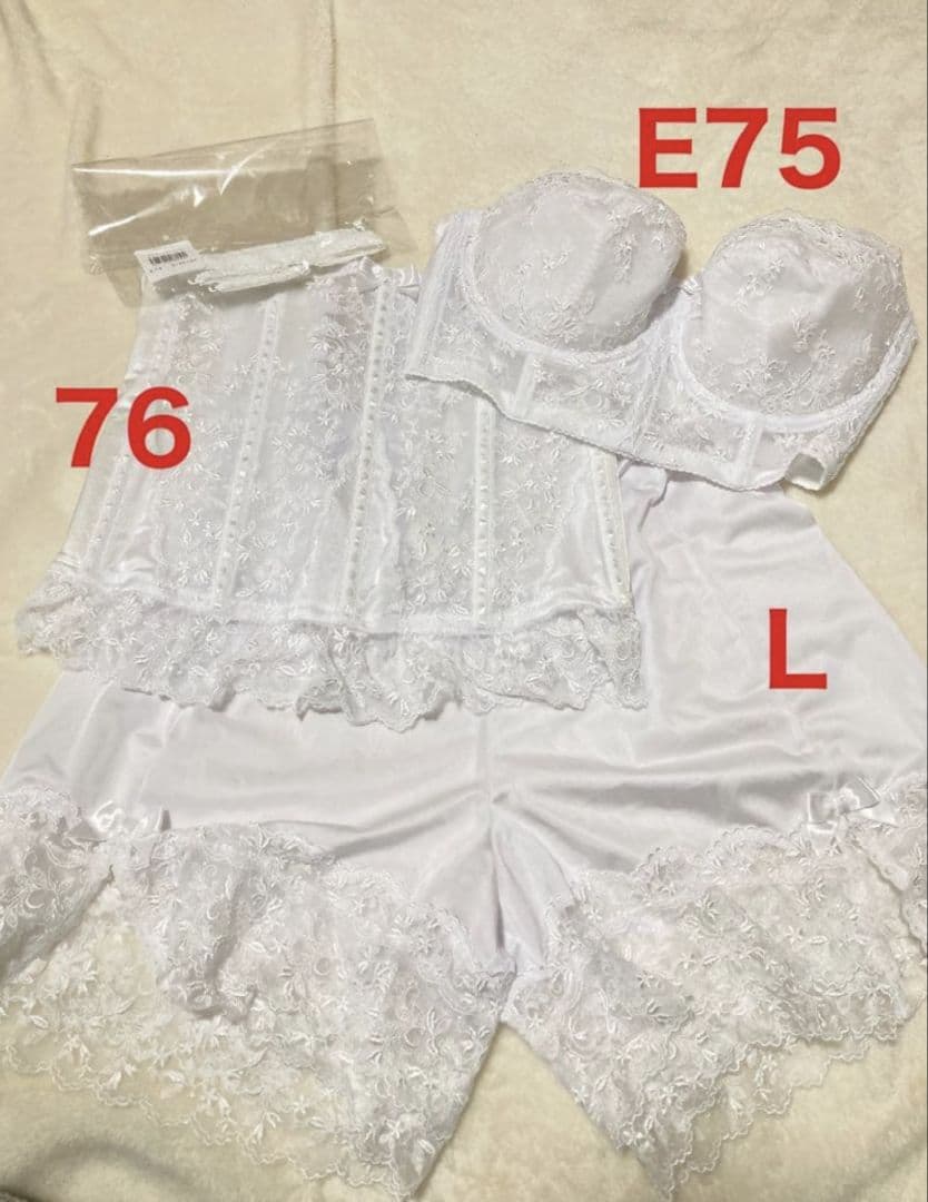 大幅値下げ！　セモア　ブライダルインナーセット　 E75