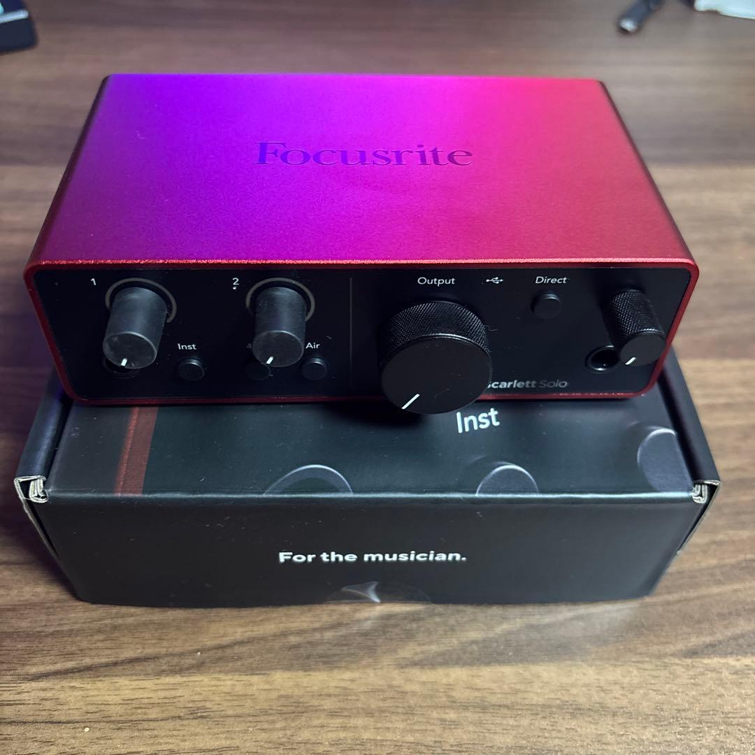 y*y様 Focusrite Scarlet Solo オーディオインターフェイ