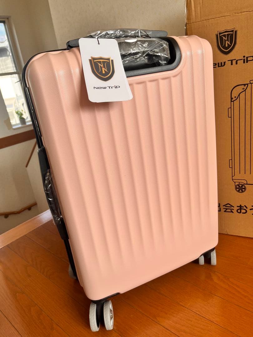 新品未使用 New Trip ピンク中型キャリーケース M 24インチ4～6泊