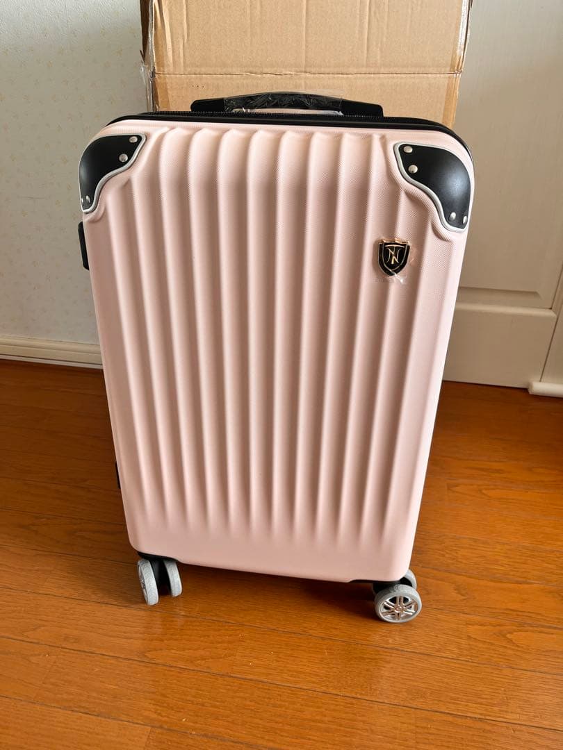 新品未使用 New Trip ピンク中型キャリーケース M 24インチ4～6泊
