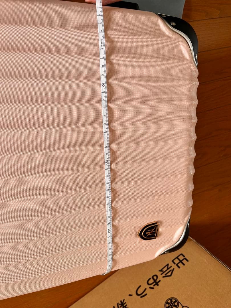 新品未使用 New Trip ピンク中型キャリーケース M 24インチ4～6泊