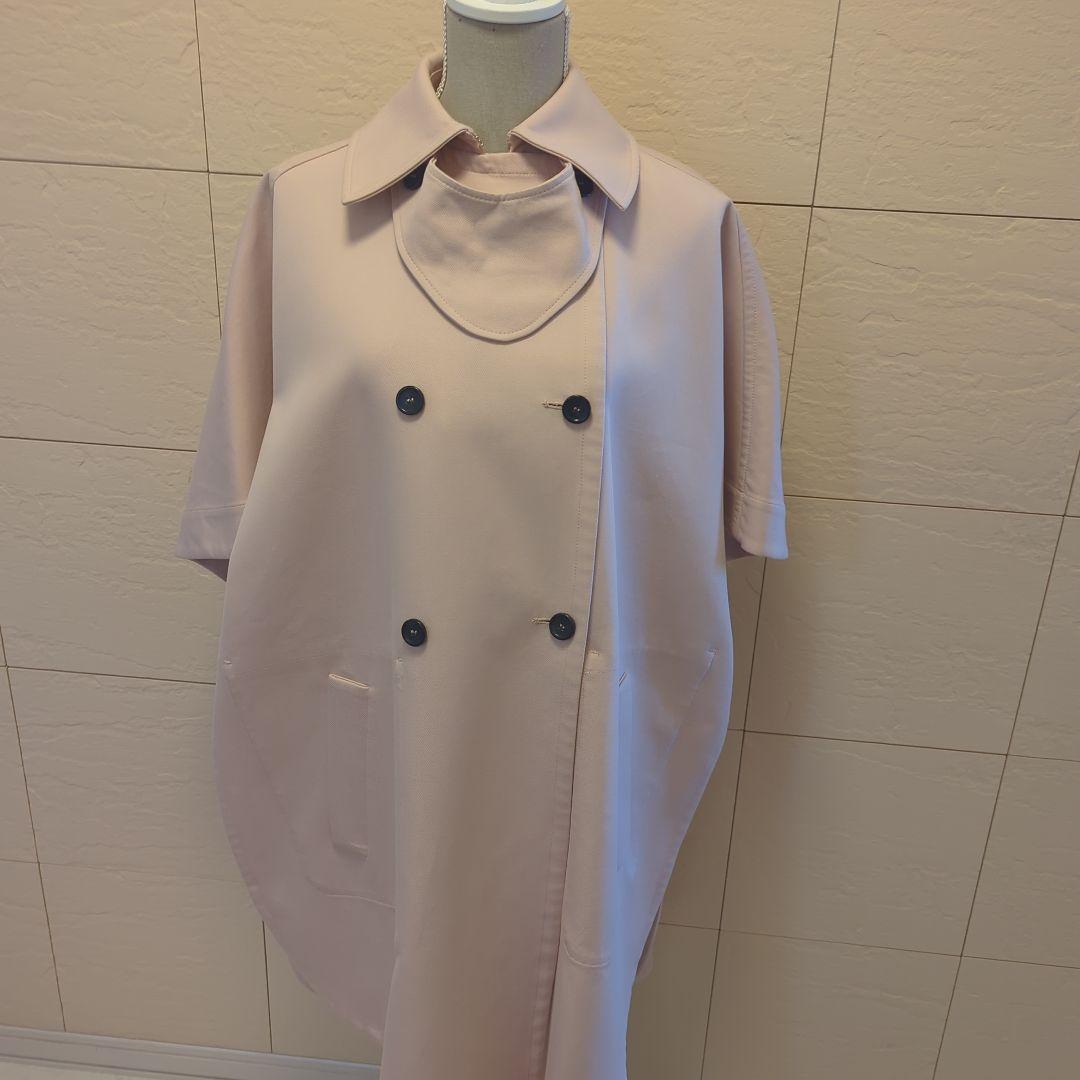 最終価格！【美品】Max Mara白タグ【リバーシブル】ケープコート ポンチョ