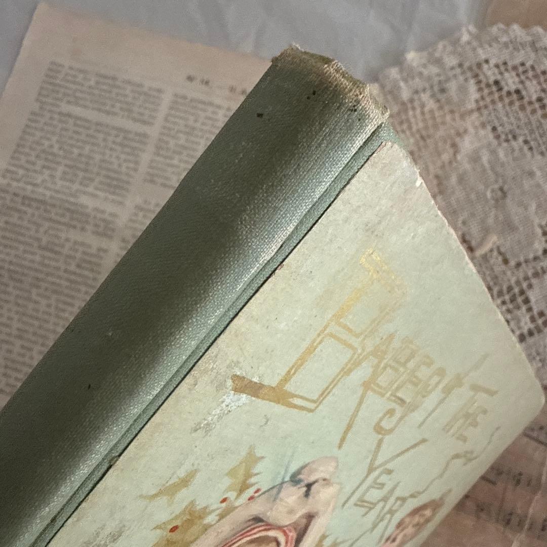 稀少1888年アンティーク美しい挿絵の絵本　洋書　古書ジャンクジャーナル額装にも