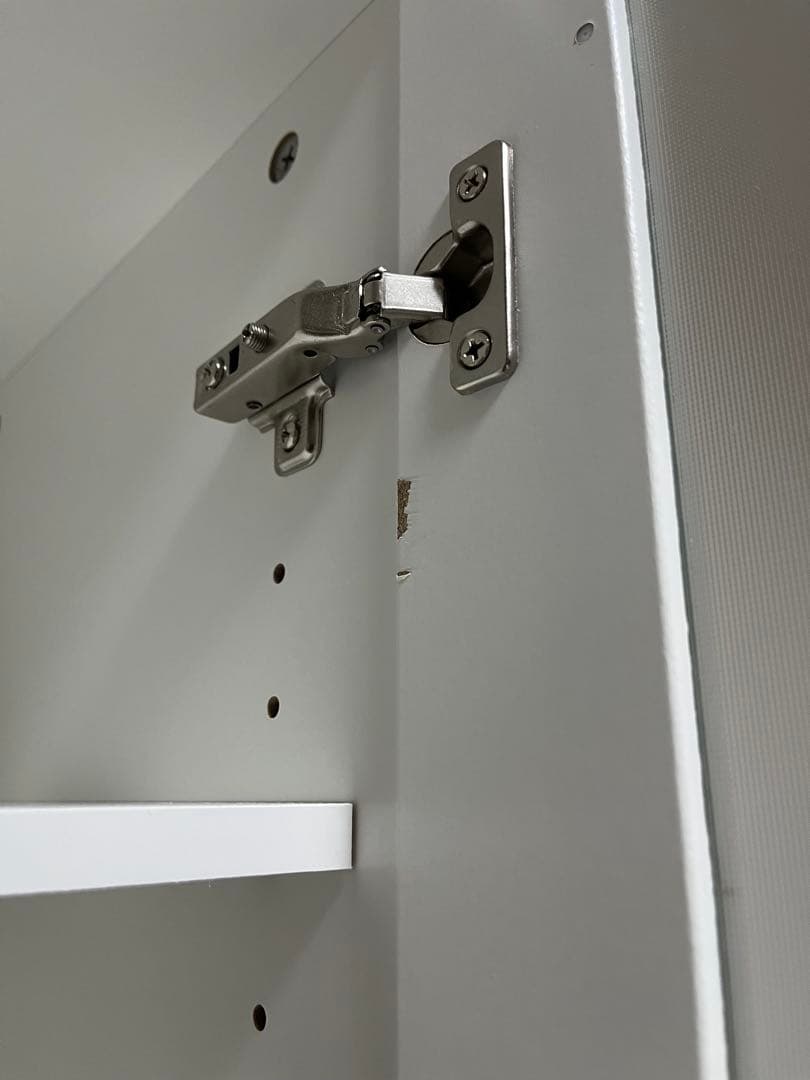 ホワイト レンジボード 引き出し付き