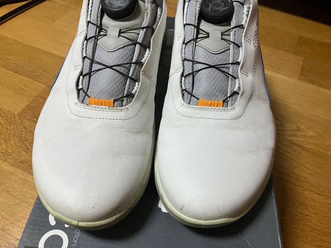 ECCO ゴルフシューズ BOAシステム ホワイト