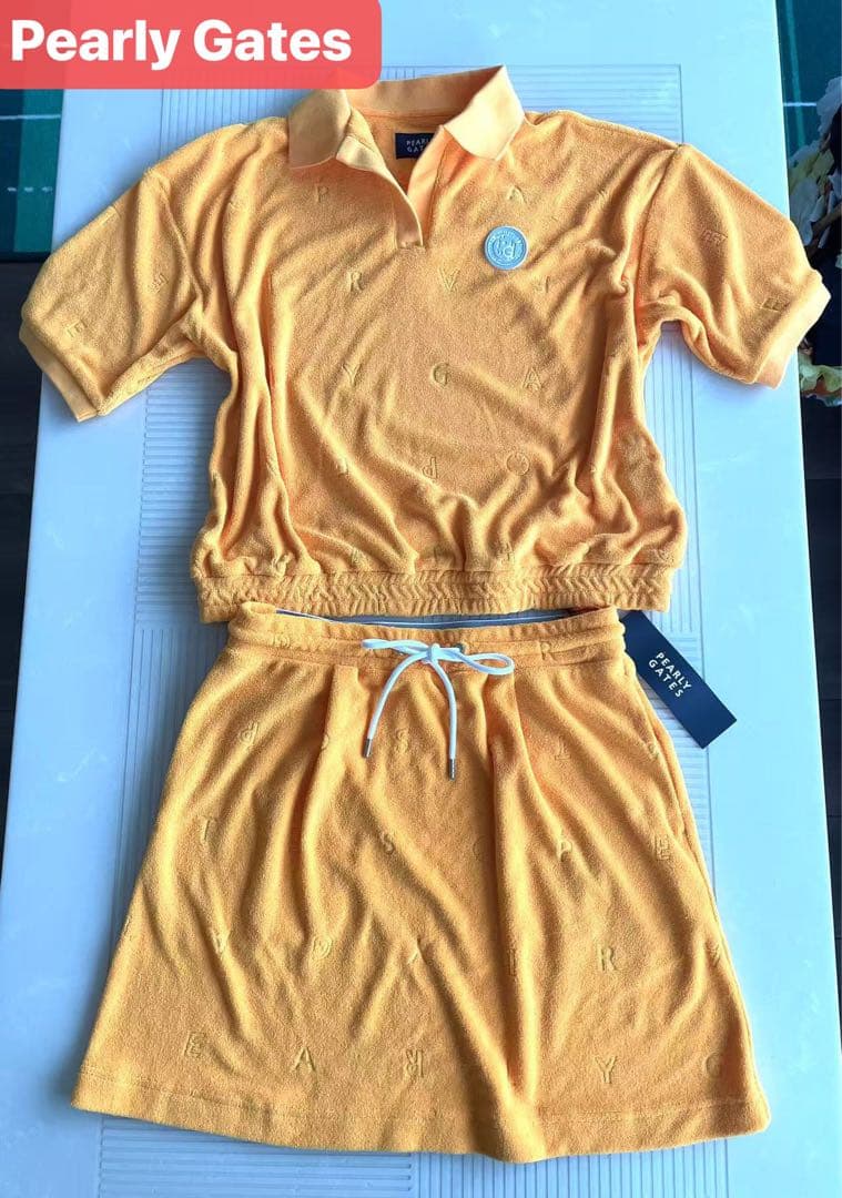 Pearly Gates 25年新作ポロシャツとスカートセット新品，送料無料