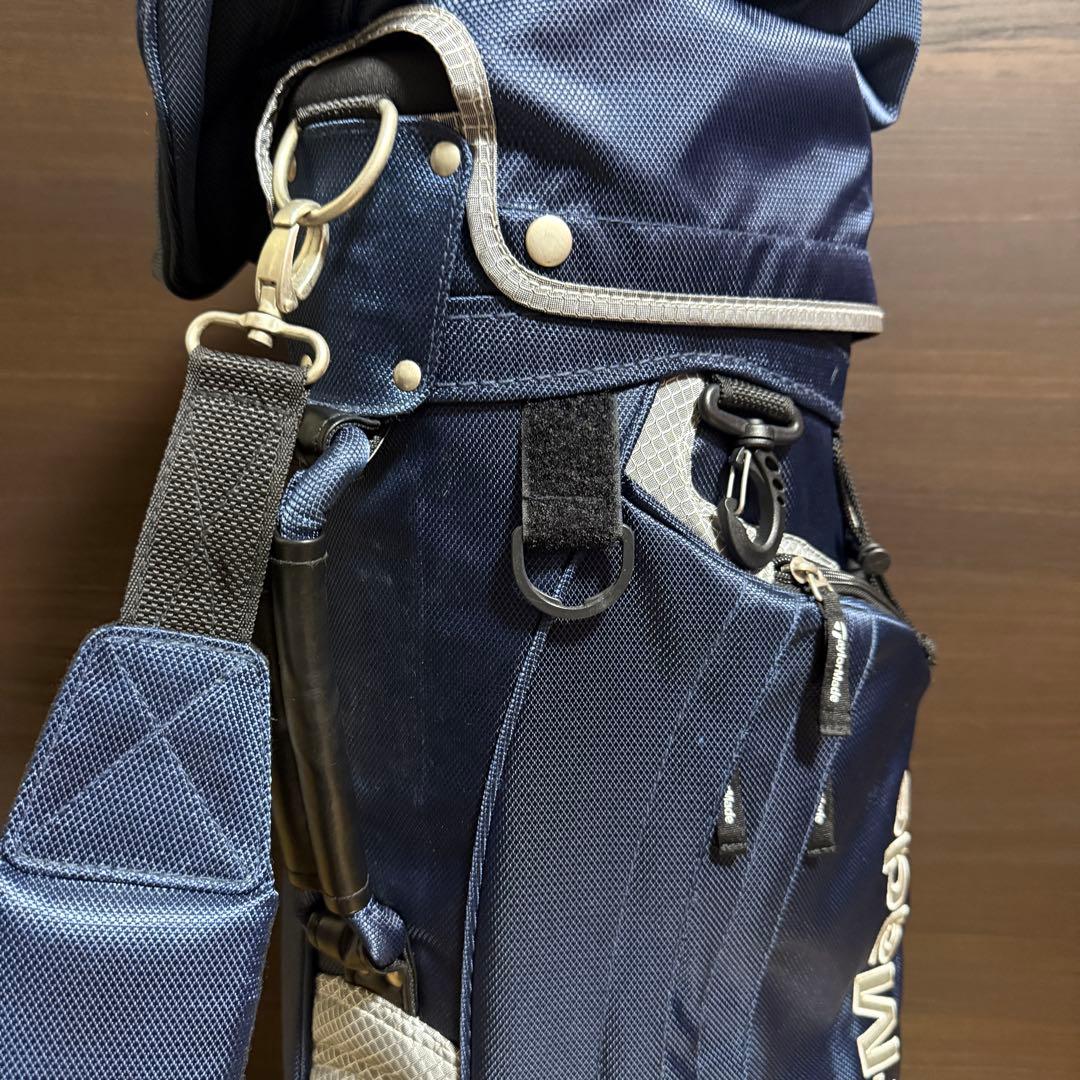 TaylorMade キャディバッグ ゴルフバッグ ネイビー